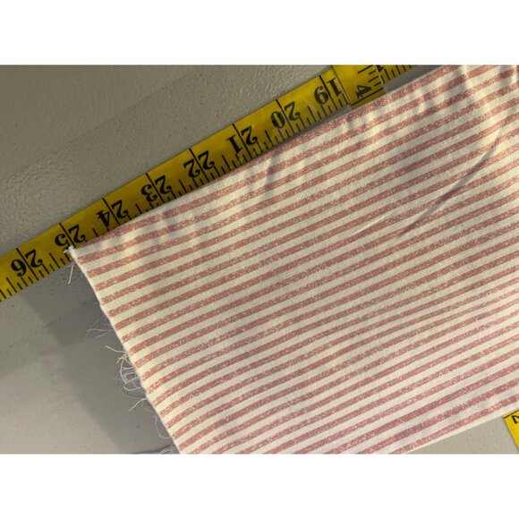 Lauren Conrad Skinny Pants Crop Red & White Stripe Size 18 - Picture 9 of 11